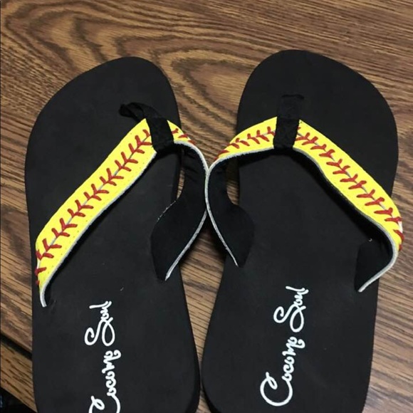 softball flip flops wholesale